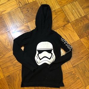 Black Star Wars Hoodie (12-14Y)